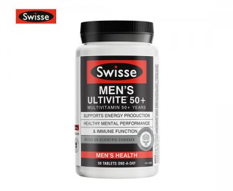Swisse 男士中老年50岁+复合维生素片 90粒 Swisse 男士中老年50岁+复合维生素片 90粒